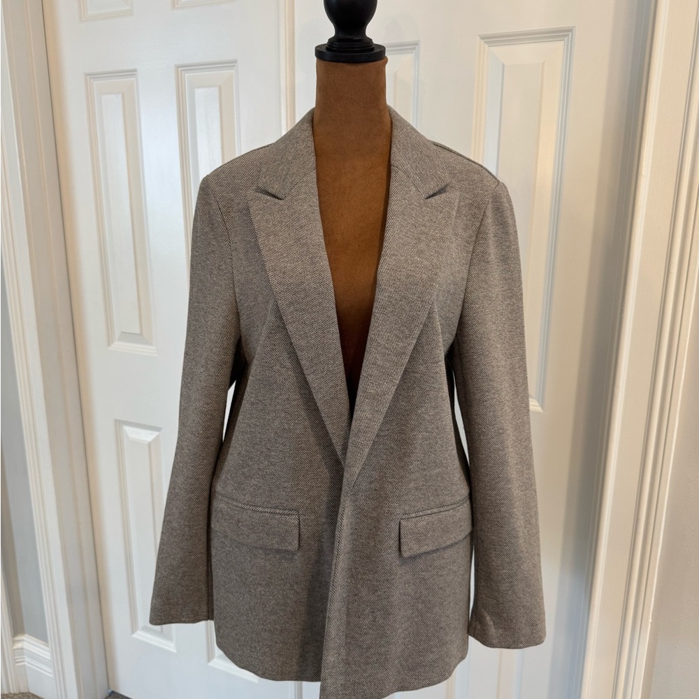Topshop Light Gray Blazer